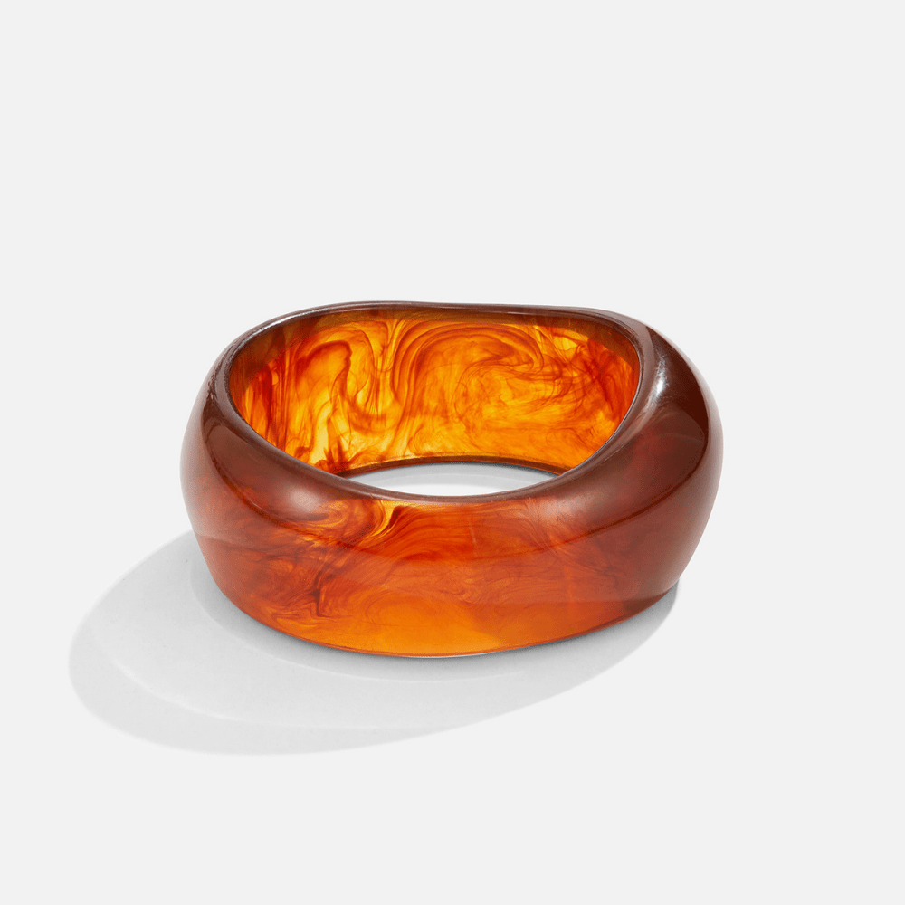 Amber Swirl Bangle - Beautiful Earth Boutique