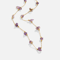 Amethyst Crystal Bead Necklace - Beautiful Earth Boutique