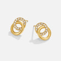 Aurea Entwined Hoop Earrings - Beautiful Earth Boutique