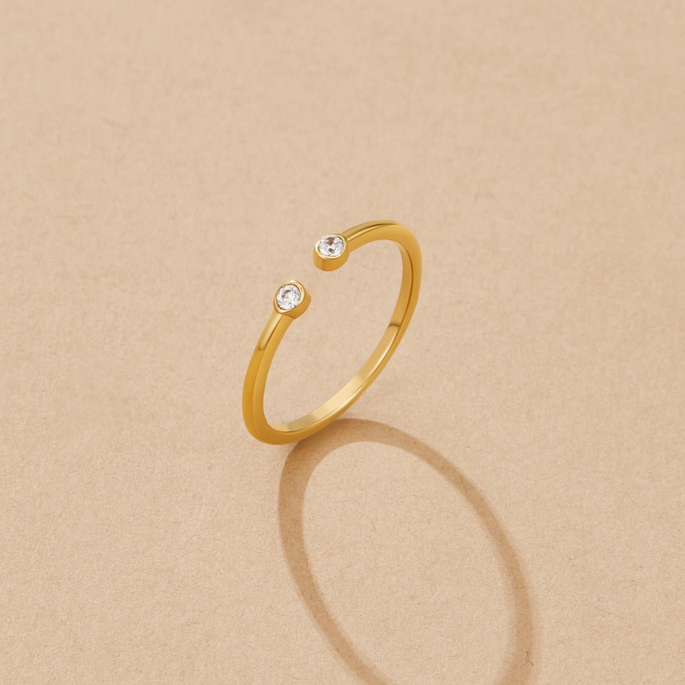 Cali Gold Crystal Ring - Beautiful Earth Boutique