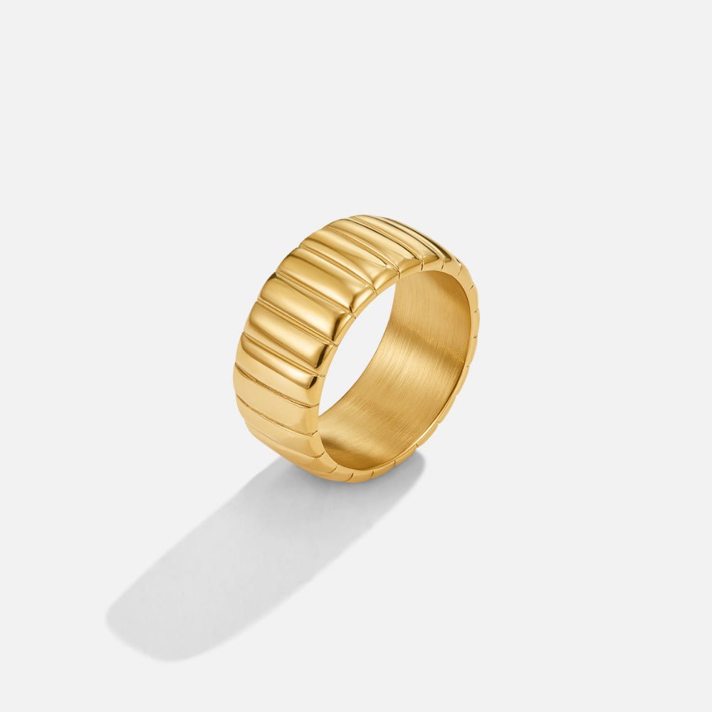 Chunky Calira Gold Ring - Beautiful Earth Boutique