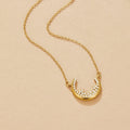 Crescent Moon Pendant Necklace - Beautiful Earth Boutique