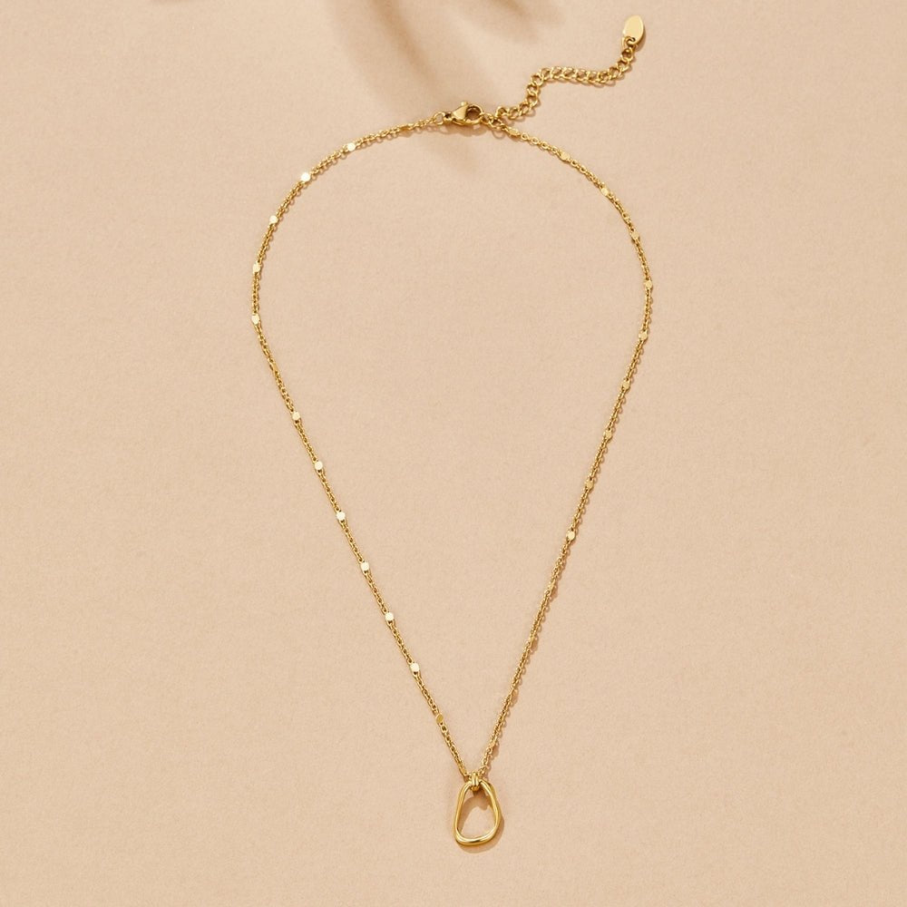 Erin Gold Pendant Necklace - Beautiful Earth Boutique