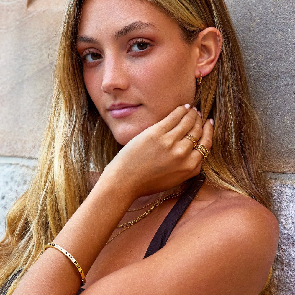 Evan Bead Hoop Earrings - Beautiful Earth Boutique