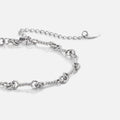 Figaro Silver Knot Chain Bracelet - Beautiful Earth Boutique