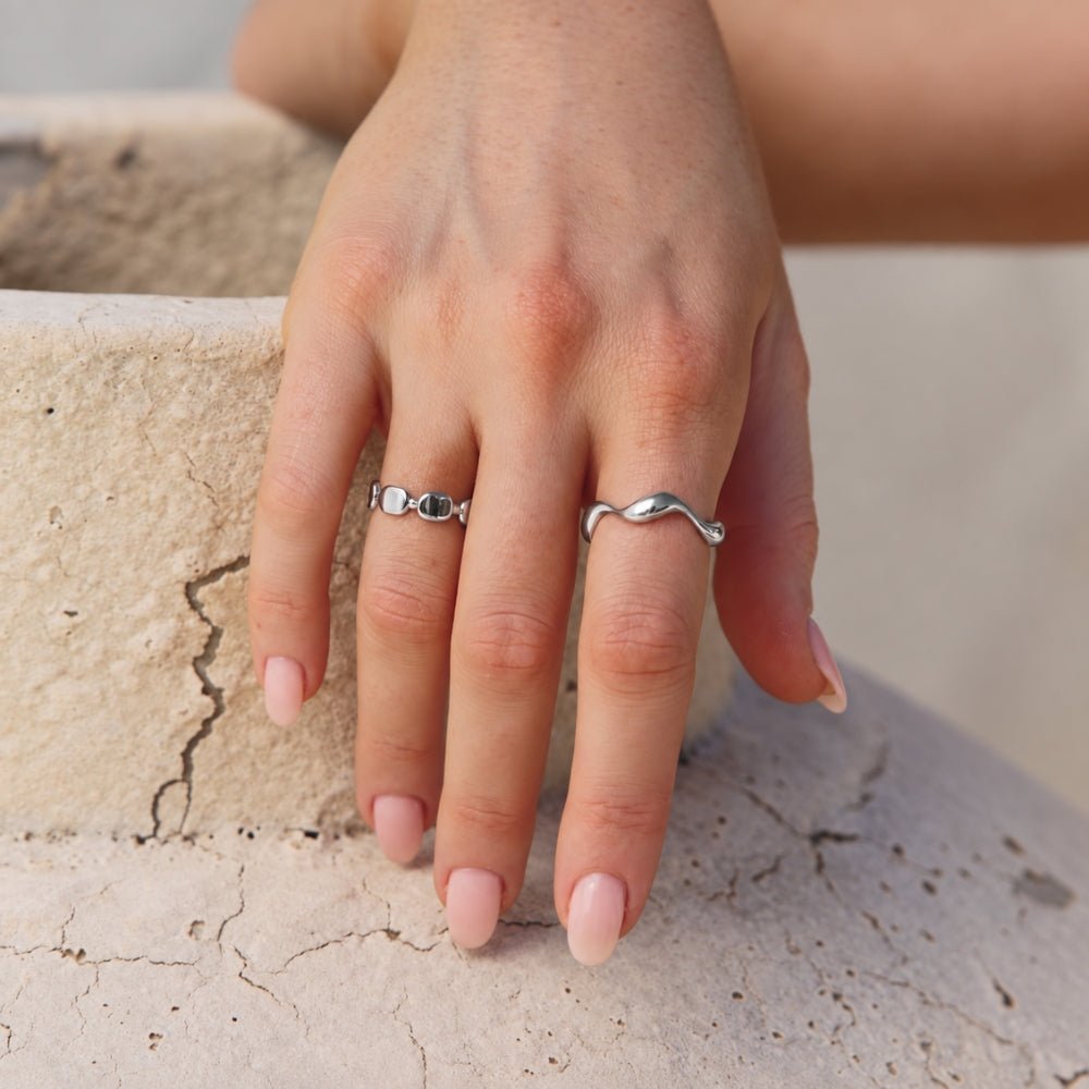 Florence Silver Band Ring - Beautiful Earth Boutique