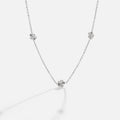 Flower Power Silver Chain Necklace - Beautiful Earth Boutique