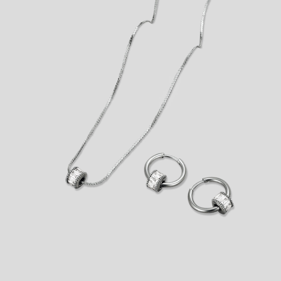 Blüten-Ohrringe Silber