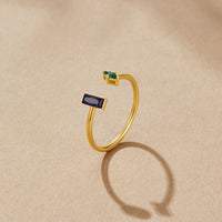 Gold Amore Crystal Ring - Beautiful Earth Boutique