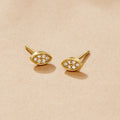 Gold Montana Stud Earrings - Beautiful Earth Boutique