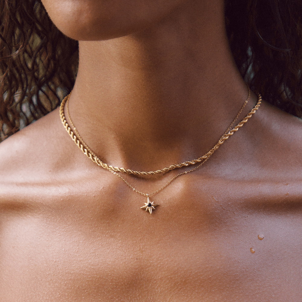 Guiding Star Emerald Crystal Necklace - Beautiful Earth Boutique