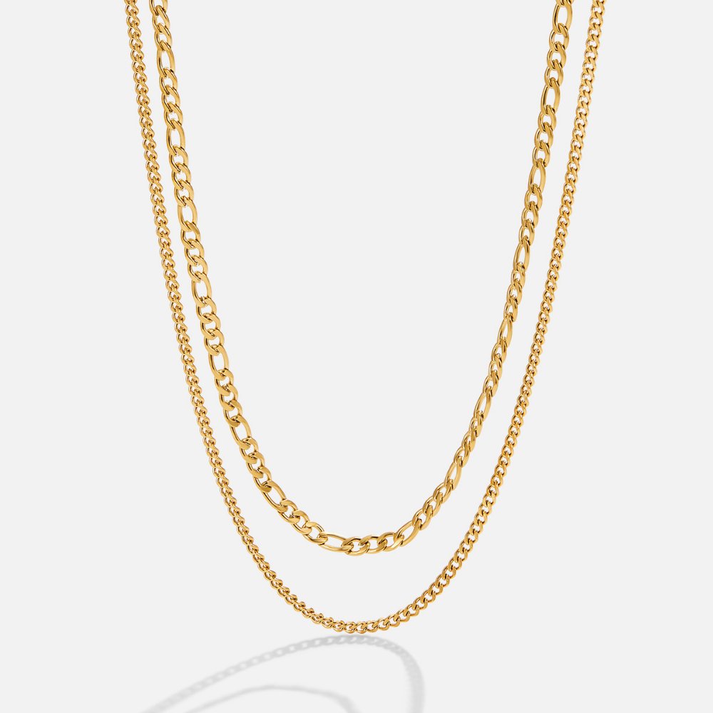 Mirabel Double Chain Necklace - Beautiful Earth Boutique