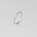 Serena Silver Crystal Ring - Beautiful Earth Boutique