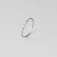 Serena Silver Crystal Ring - Beautiful Earth Boutique