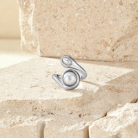 Silver Amara Pearl Wrap Ring - Beautiful Earth Boutique