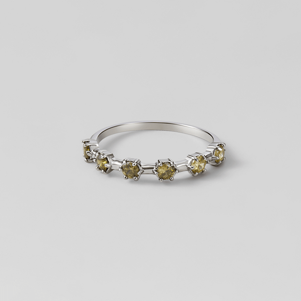 Silver Solana Crystal Ring - Beautiful Earth Boutique