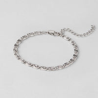Silver Swirl Link Chain Bracelet - Beautiful Earth Boutique