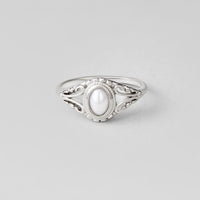 Silver Vintage Royal Pearl Ring - Beautiful Earth Boutique