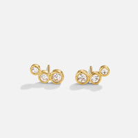 Trio Crystal Stud Earrings - Beautiful Earth Boutique