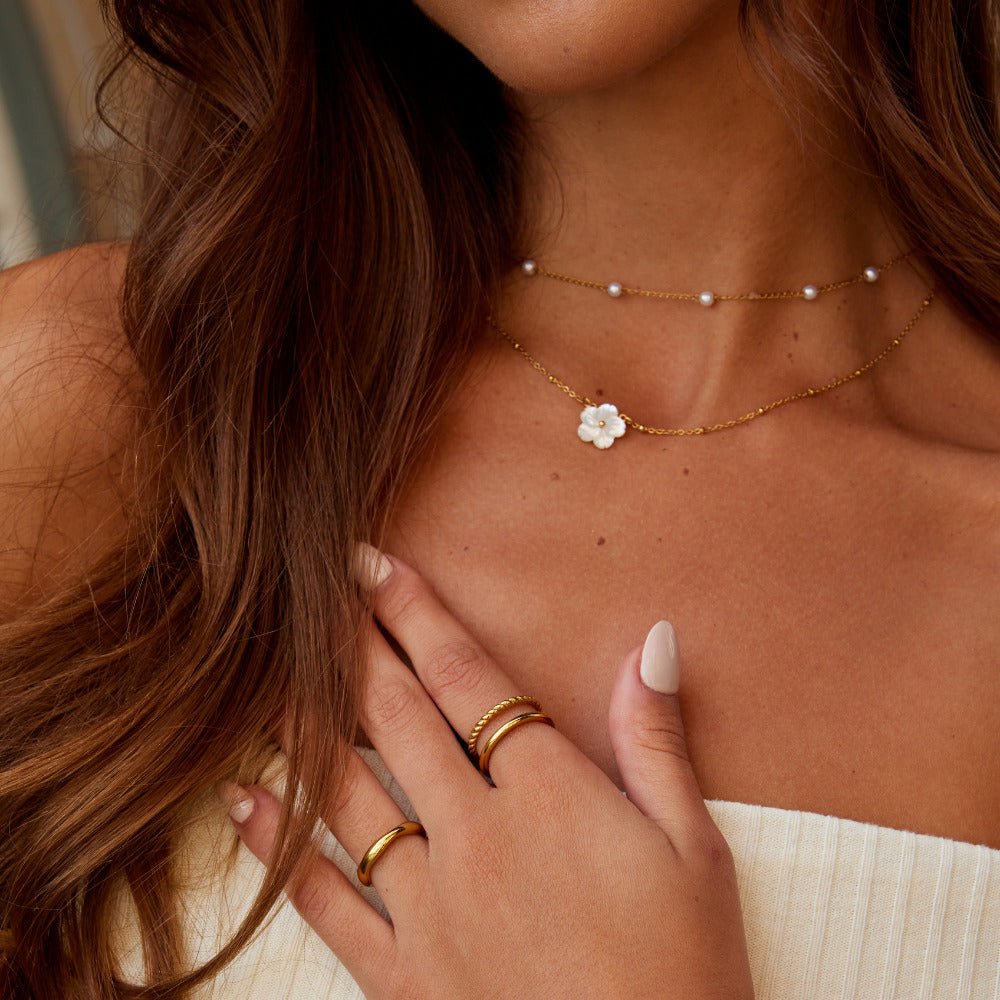 Twisted Tyra Gold Ring - Beautiful Earth Boutique