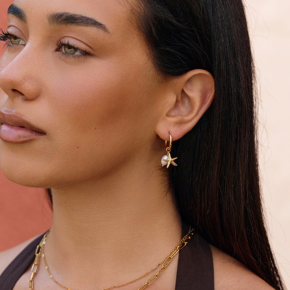 "Under The Sea" Hoop Earrings - Beautiful Earth Boutique
