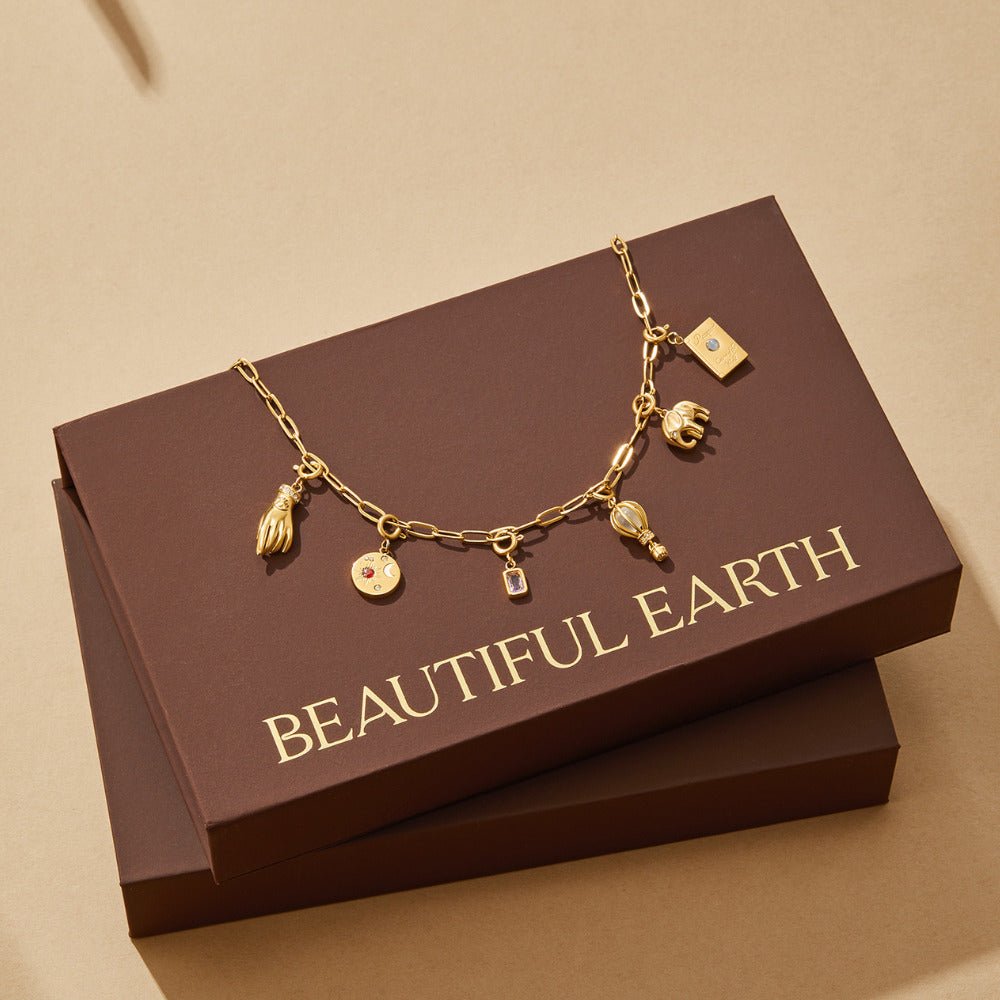 Victoria Gold Hand Charm - Beautiful Earth Boutique