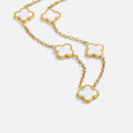 White Clover Cluster Necklace - Beautiful Earth Boutique