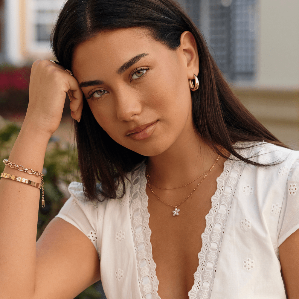 White Flower Pearl Pendant Necklace - Beautiful Earth Boutique