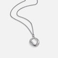 Zola Geometric Silver Necklace - Beautiful Earth Boutique